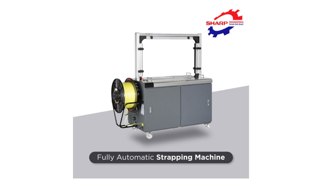 Enhancing Productivity with Fully Auto Strapping Machines 1 fully auto strapping machine 1